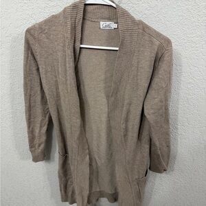 Cielo Women's Cardigan in Tan